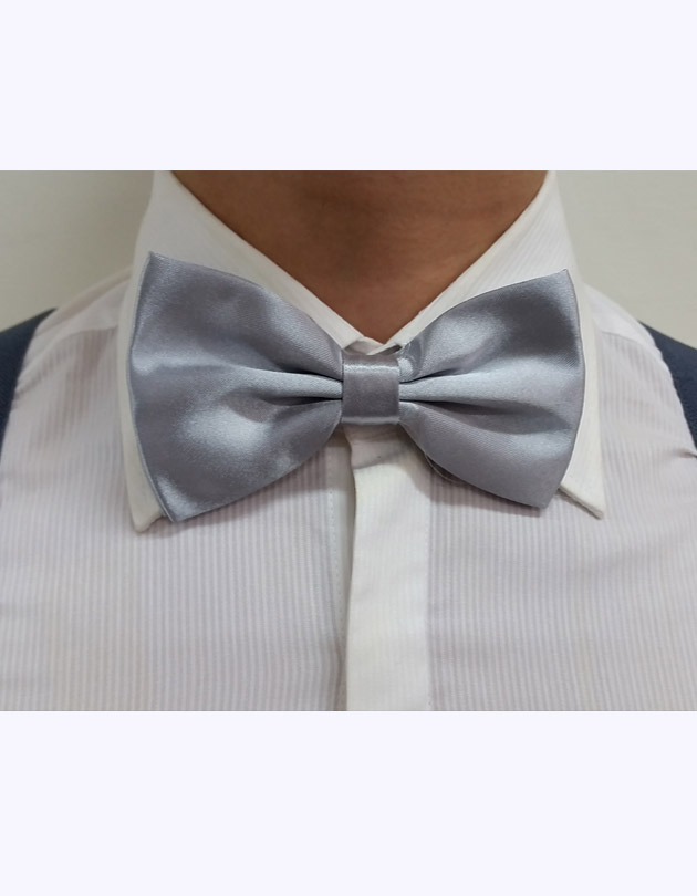 Bow Tie in Silver